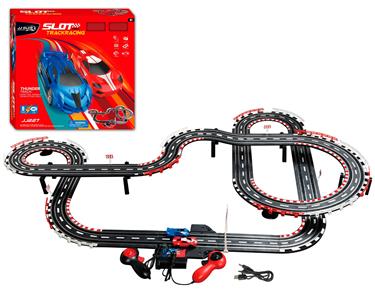 Thunder Track elektronisk racerbana 1:64 553 cm