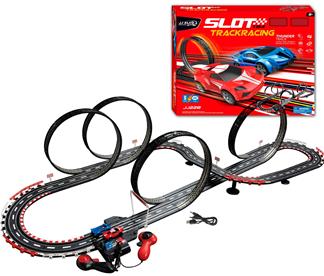 Thunder Track elektronisk racerbana 1:64 600 cm