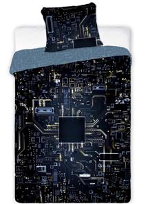 Tonårs-sängkläder Processor 140 x 200 cm – 100 % bomull