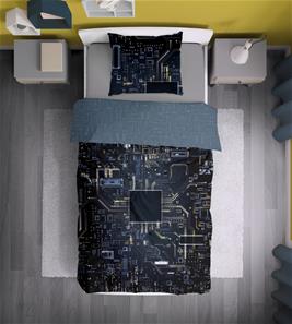 Tonårs-sängkläder Processor 140 x 200 cm – 100 % bomull-2