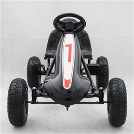 Top Racer Pedal Gokart till barn, Svart-3