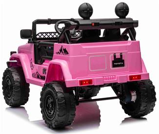 Toyota FJ Cruiser ELBil 12V m/4xmotor, 2.4G Fjärrkontroll Pink-4