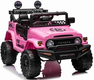 Toyota FJ Cruiser ELBil 12V m/4xmotor, 2.4G Fjärrkontroll Pink-5