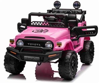 Toyota FJ Cruiser ELBil 12V m/4xmotor, 2.4G Fjärrkontroll Pink-6