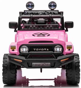 Toyota FJ Cruiser ELBil 12V m/Lithium, 2.4G Fjärrkontroll Pink-2