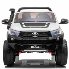 Toyota Hilux 24v elbil m/2x24V 240W motor + lädersäte + gummihjul, vit-2