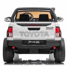 Toyota Hilux 24v elbil m/2x24V 240W motor + lädersäte + gummihjul, vit-5