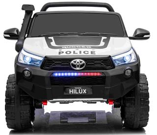 Toyota Hilux 24v Polis Elbil m/2x24V 240W motor + Lädersäte + Gummidäck-2