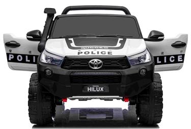 Toyota Hilux 24v Polis Elbil m/2x24V 240W motor + Lädersäte + Gummidäck-6