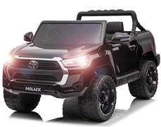 Toyota Hilux Elbil för barn XL m/2.4G + Gummihjul + Lädersäte + Litium