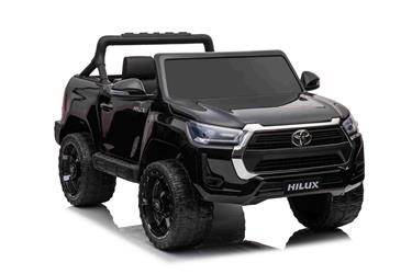 Toyota Hilux Elbil för barn XL m/2.4G + Gummihjul + Lädersäte + Litium-11