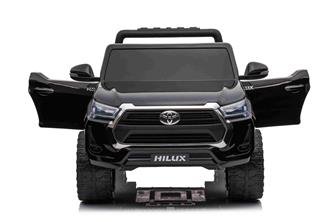 Toyota Hilux Elbil för barn XL m/2.4G + Gummihjul + Lädersäte + Litium-4