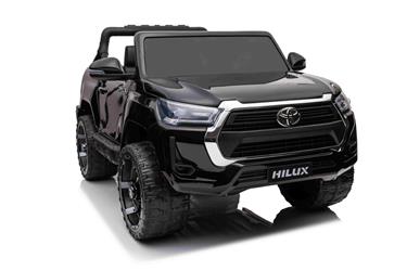 Toyota Hilux Elbil för barn XL m/2.4G + Gummihjul + Lädersäte + Litium-7