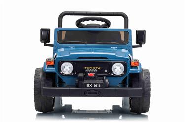 TOYOTA Land Cruiser FJ45 El pick-up för barn med elektrisk tipp Blå-5