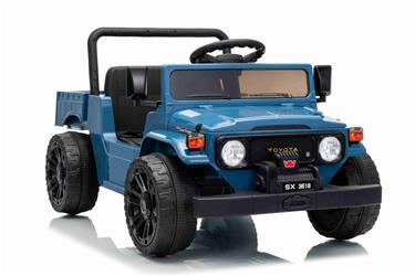 TOYOTA Land Cruiser FJ45 El pick-up för barn med elektrisk tipp Blå-6