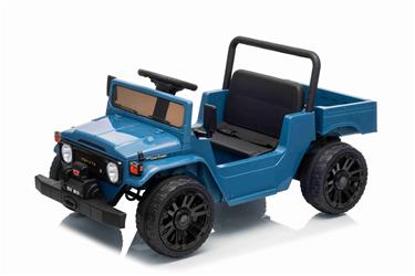 TOYOTA Land Cruiser FJ45 El pick-up för barn med elektrisk tipp Blå-7