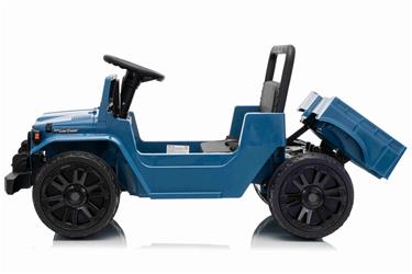 TOYOTA Land Cruiser FJ45 El pick-up för barn med elektrisk tipp Blå-8