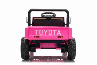 TOYOTA Land Cruiser FJ45 El pick-up för barn med elektrisk tipp Pink-11