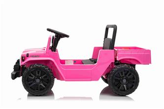 TOYOTA Land Cruiser FJ45 El pick-up för barn med elektrisk tipp Pink-8