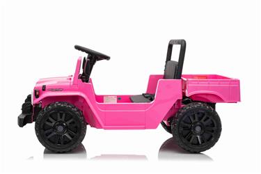 TOYOTA Land Cruiser FJ45 El pick-up för barn med elektrisk tipp Pink-8