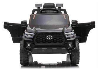 Toyota Tacoma El-Bil till Barn 12V  m/Lithium, Läder +2.4G, Svart-2