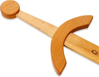Träsvärd till barn 57 cm, Oljad björk-2