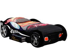 Turbo Racing bilsäng med låda, Svart