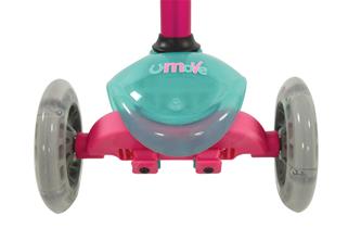 U Move Mini Compact  LED sparkcykel, Pink / Turkos-6