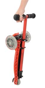 U Move Mini Compact  LED sparkcykel, röd/svart-2