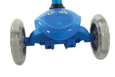  U Move Mini Flex LED sparkcykel, blå/grön-10