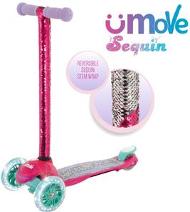 uMoVe Paillet Mini Flex LED sparkcykel, pink