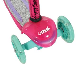 uMoVe Paillet Mini Flex LED sparkcykel, pink-5