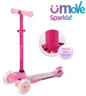 uMoVe Sparkle Mini Flex LED sparkcykel, pink