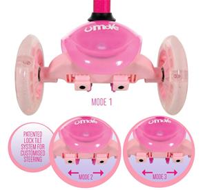 uMoVe Sparkle Mini Flex LED sparkcykel, pink-3