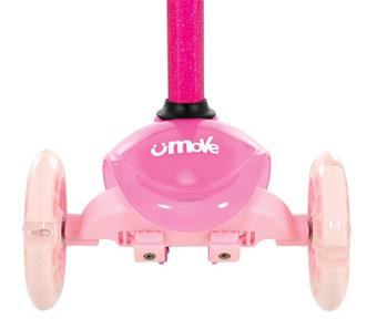 uMoVe Sparkle Mini Flex LED sparkcykel, pink-5
