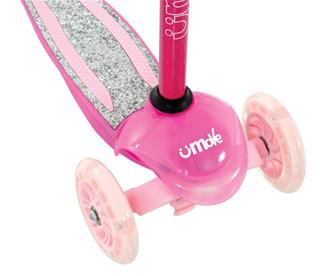 uMoVe Sparkle Mini Flex LED sparkcykel, pink-6