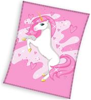 Unicorn Enhjørning Fleecefilt- 150 x 200 cm
