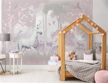 Unicorn Forest tapet 243 x 305 cm
