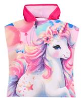 Unicorn poncho-badhandduk med huva – Fast Dry