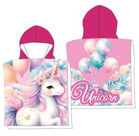 Unicorn poncho-badhandduk med huva – Fast Dry-3