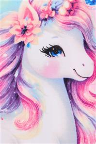 Unicorn poncho-badhandduk med huva – Fast Dry-5