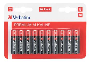  Verbatim/Maxell 10 x AA batterier
