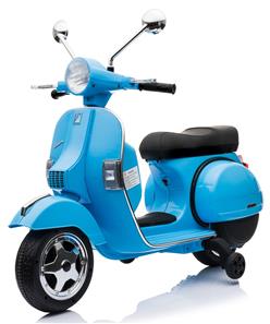 Vespa PX150 EL scooter 12V (Uppgraderad version), Blå