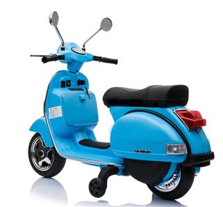 Vespa PX150 EL scooter 12V (Uppgraderad version), Blå-2