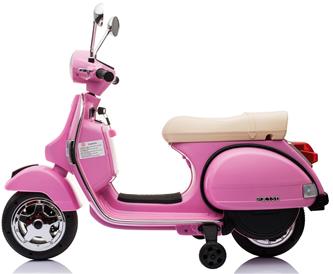 Vespa PX150 EL scooter 12V (Uppgraderad version), Pink