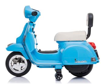 Vespa PX150 EL scooter till barn 6V, Blå-2