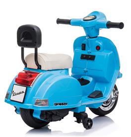 Vespa PX150 EL scooter till barn 6V, Blå-3