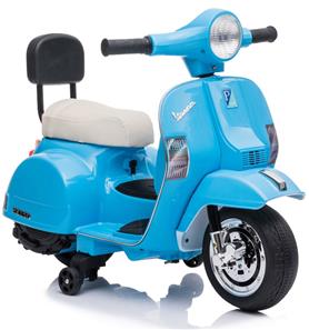 Vespa PX150 EL scooter till barn 6V, Blå-4