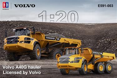 Volvo A40G Lastbilsdumper 1:20 2,4G-3