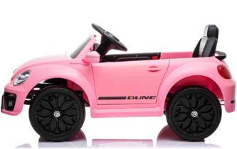 VW Beetle Dune elbil till barn 10,8V m/Gummihjul, 2.4G Pink-3